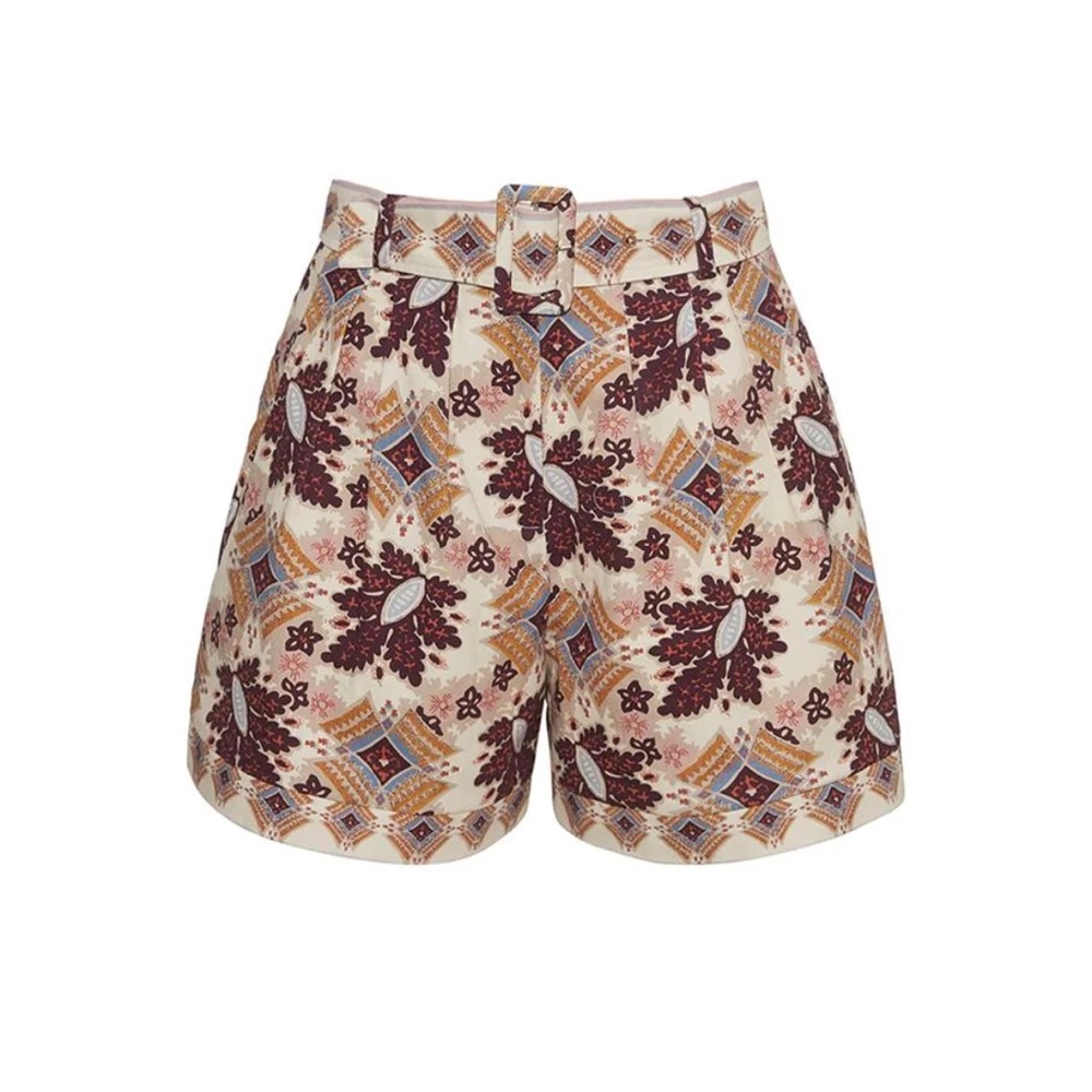 NWOT Cara Cara Zayna Shorts Color: Retro Floral Turtledove size small